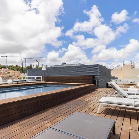 Lejlighed Liberdade Elegance W/rooftop Pool By Lovelystay Lisboa